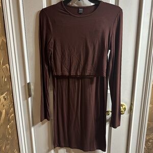 Brown Skirt Set (shein)